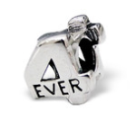 B134 - C4455 - 925 Sterling Silver 4 Ever European Bead Charm