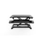 Ergo Office Compact Sit To Stand Height Adjustable Workstation