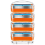 Shaving Blades For Gillette Fusion - 4 Pack - Generic Blades - Premium Set