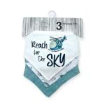Every 3 Pack Bandana Bib Set Helicopter