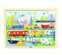 Wooden 48 Piece City Transportation Puzzle- Large