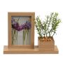 Photo Frame Mdf With Artificial Plant On Shelf