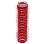 Cling Hook & Loop Hair Perm Curlers 13MM Red 12 PACK