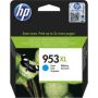 HP 953XL Cyan High Yield Printer Ink Cartridge Original F6U16AE Single-pack