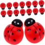20PCS Ladybug Push Pins Decorative Bulletin Board Tacks Cute Thumbtacks