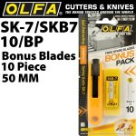 Olfa Safety Cutter Model SK-7 With X10 Free SKB7 Blades