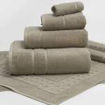 Terry Lustre 710GSM Platinum Range - Various Colours & Sizes - Hand Towel 50CM X 90CM Limestone
