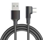 MicroWorld USB To Micro USB 90 Degree 2M Cable