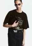 Oversized Printed T-Shirt - Black Hot Wheels