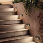 Curve 3W LED Step Light Matt Black - 3 Sizes - Large