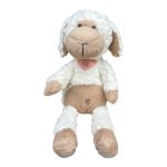 Plush Soft Toy 65CM - White & Beige Lamb Bandana