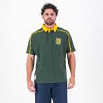 Twill Sleeve Ss Rugby Jersey Raglan Green - 4XL