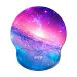 Galaxy Collection Mouse Pad With Gel Wrist Guard Support
