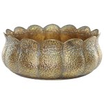 Gold Tulip Metal Pot