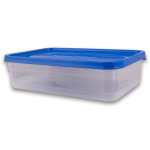Plastic Lunch Box 1.2L Assorted - Rectangular Shape