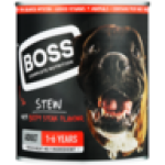 Bose Boss Beefy Steak Flavour All Adult Wet Dog Food Chunks With Succulent Gravy 775G