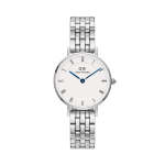 Petite Roman Numerals 5-LINK Silver 28MM Watch