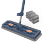 Home Cleaning Microfiber Rotating Mop Floor Washing Brooms Navy Blue
