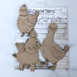 Wood Farmyard Set