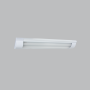 Bright Star Lighting - 2 Foot White LED Flush Mount Slim Line Fluorescent Light Fitting