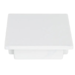 Stop Ends 40×40 Pvc White