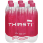 Thirsti Berry Flavoured Sparkling Drinks 6 X 500ML