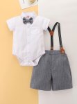 4PSC Gentleman Suit Matching Romper