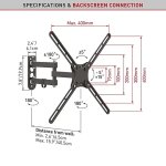 Barkan E3433 Full Motion Extension Swivel & Tilt