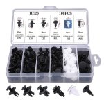100PCS 6 Sizes Auto Parts Set Auto Fastener Clip Mixed Car Body Push Retainer Pin Rivet Bumper Door Trim Panel Retainer Fastener
