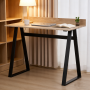 Charlotte Lifestyle Home Office Desk Oak & Black