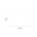 - D11 - Thermal Labels - 12X22MM - 260 Labels Per Roll