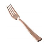 Disposable Fork Rose Gold 18.5CM 1X10