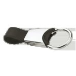 Metal Keychain With Silicone Strap