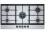 Siemens - 90 Cm Stainless Steel Gas Hob With Wok And Stepflame Technology