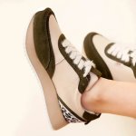 Miles Leather Sneaker - Beige olive - 8
