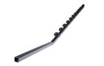 EF-SQ10SB Nemtek Square Tubing 10 Wire Straight Black Powder Coated Bracket