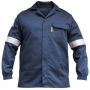 - D59 Flame And Acid Resistant Navy Blue Jacket - Eu 50