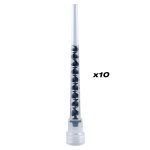 D Tech Mixer Nozzles 10 PC 2 Component Chemical Anchors Dtcanoz 10