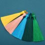 Vintage Tassel Charms 2-Pack 3.15-Inch Polyester Silk Chinese Knot Tassels For Bookmark Hair Clip Pendant Jewelry And DIY Clothing Accessories