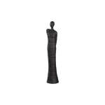 Figure Man Line Pattern Resin Black