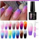 Nail Gel Polish Color Changing With Temperature Reflective Glitter Multiple Colors Available