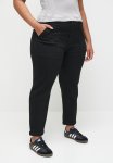 Plus Tapered Leg Jeans - Black