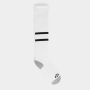 Junior Non-slip White/black Football Socks
