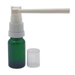 10ML Green Glass Aromatherapy Bottle With Throat Sprayer 18 65