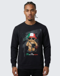 Pure Mens Vento Sweatshirt In Black - Black 3XL