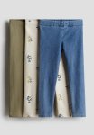 3-PACK Cotton Leggings - Multi