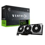 Msi Geforce Rtx 5080 Ventus 3X Oc Plus 16GB GDDR7 256-BIT Pcie 5.0 Graphics Card