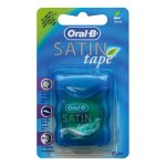 Oral-B Satin Tape Dental Floss - Mint Flavoured - 25m