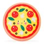 Kikkerland Flexible Silicone Flying Discs Assorted Designs - Pizza