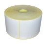 Blank White Thermal Eco Acrylic Labels 100MM X 200MM 1-UP 1000 Labels Per Roll